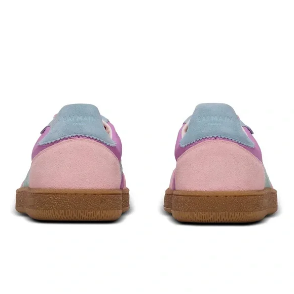 !SOLD! Balmain Swan suede and nylon trainers - Picture 5 of 9